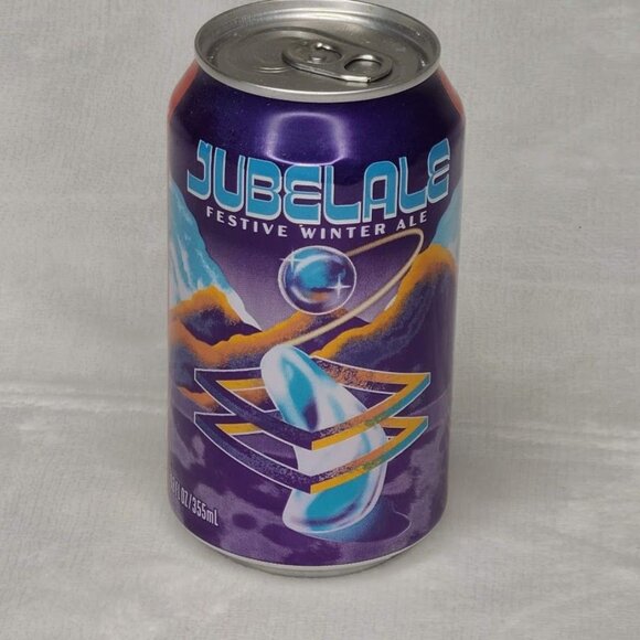 Deschutes Jubelale Winter Ale Bend OR Oregon Empty Beer Can Bottom Opened Orb - Picture 2 of 8